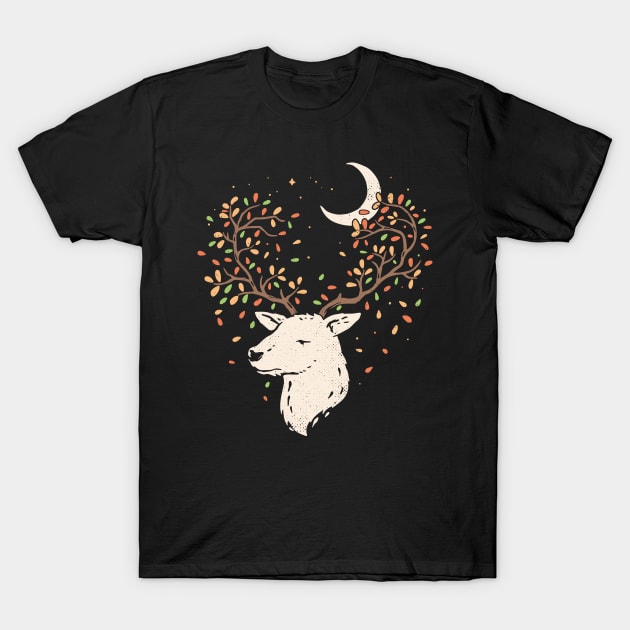 Lovely Deer T-Shirt by triagus